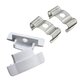 1X 5X 10X 50CM Aluminum Channel Holder For LED Strip Light Bar Under Cabinet Lamp