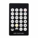 24 Keys 3 Channels Light Sensor Time Programmable Controller for Single Color LED Strip DC12-24V