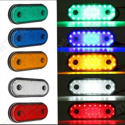 24V 30LEDs Oval Clearance Side Marker Light Position Lamp For Truck Trailer RV 24V 30LEDs Oval Clearance Side Marker Light Position Lamp For Truck Trailer RV
