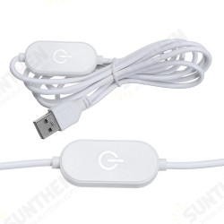 2M USB Touch Dimmer Light Switch Power Supply for LED Strip Table Desk Lamp DC5V 2M USB Touch Dimmer Light Switch Power Supply for LED Strip Table Desk Lamp DC5V