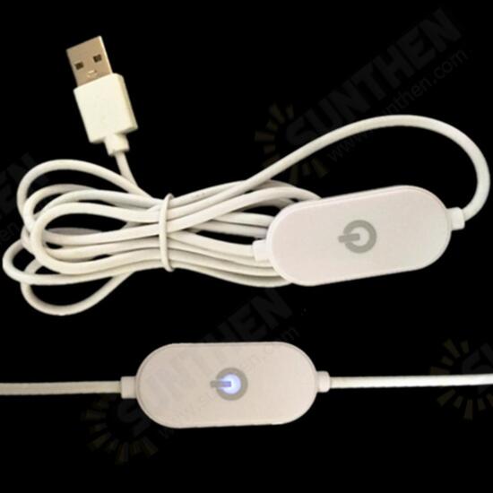 2M USB Touch Dimmer Light Switch Power Supply for LED Strip Table Desk Lamp DC5V