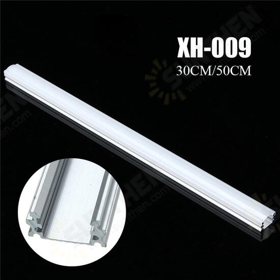 30/50CM XH-009 U-Style Aluminum Channel Holder For LED Strip Light Bar Under Cabinet Lamp Lighting