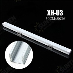 30/50CM XH-U3 U-Style Aluminum Channel Holder For LED Strip Light Bar Under Cabinet Lamp Lighting 30/50CM XH-U3 U-Style Aluminum Channel Holder For LED Strip Light Bar Under Cabinet Lamp Lighting