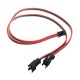 30CM 3Pin Extension Cord SM One Female To Two Male Connectors for Magic LED Strip Light