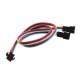 30CM 3Pin Extension Cord SM One Female To Two Male Connectors for Magic LED Strip Light