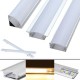 30CM Aluminum Channel Holder For LED Rigid Strip Light Bar Under Cabinet Lamp 30CM Aluminum Channel Holder For LED Rigid Strip Light Bar Under Cabinet Lamp