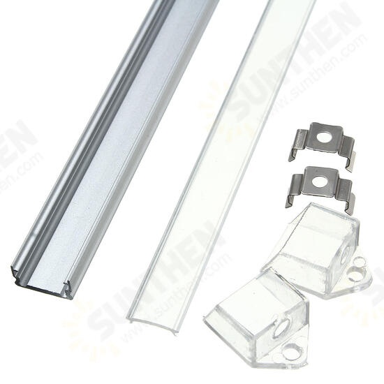 30CM XH-008 U-Style Aluminum Channel Holder For LED Strip Light Bar Under Cabinet Lamp Lighting