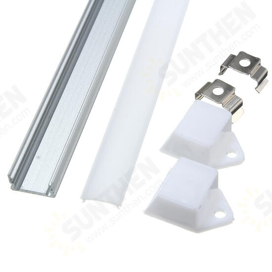 30CM XH-008 U-Style Aluminum Channel Holder For LED Strip Light Bar Under Cabinet Lamp Lighting