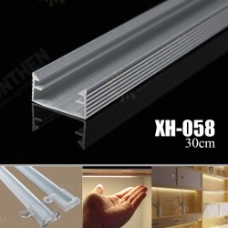 30CM XH-058 Aluminum Channel Holder For LED Strip Light Bar Under Cabinet Lamp 30CM XH-058 Aluminum Channel Holder For LED Strip Light Bar Under Cabinet Lamp