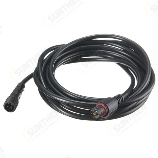 4 Pin Waterproof Male Female Extension Cable Connector For LED RGB Strip Light