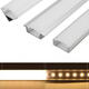 45cm U/V/YW Style Aluminium Channel Holder for LED Strip Light Bar Cabinet Lamp