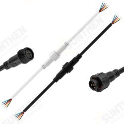 5 Pin 3A 22AWG Big Size Female And Male Waterproof IP67 PVC Cable Wire Connector 5 Pin 3A 22AWG Big Size Female And Male Waterproof IP67 PVC Cable Wire Connector