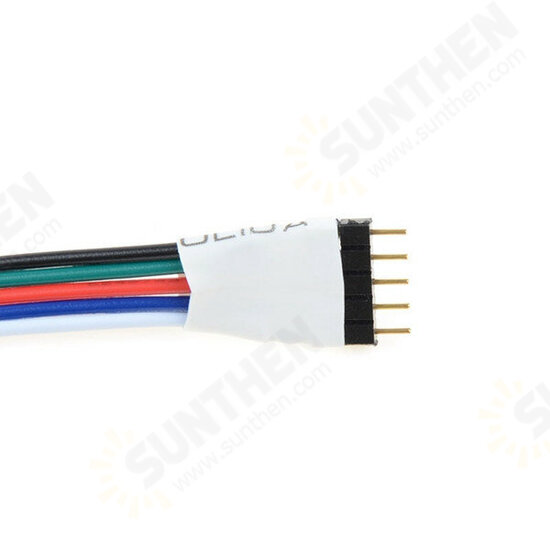 5 Pin Male Female Connector Cable Wire For RGBW SMD5050 LED Flexible Strip Light