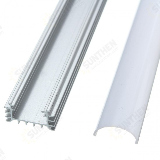 50CM XH-062 U-Style Aluminum Channel Holder For LED Strip Light Bar Under Cabinet Lamp Lighting