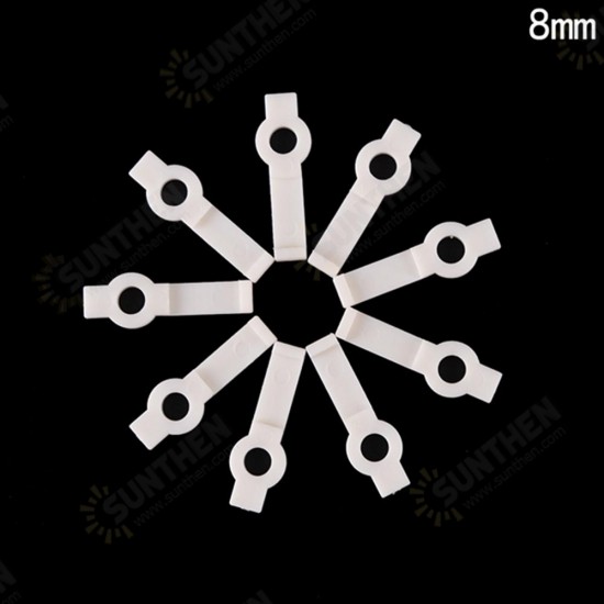 50PCS 8mm 10mm 12mm ABS Fixer Clip with Screws for Non-waterproof 3528 5050 LED Strip Light