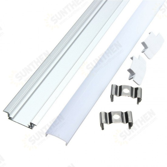 50cm U/YW/V-Style Aluminum Extrusions Channel Holder For LED Strip Bar Under Cabinet Light