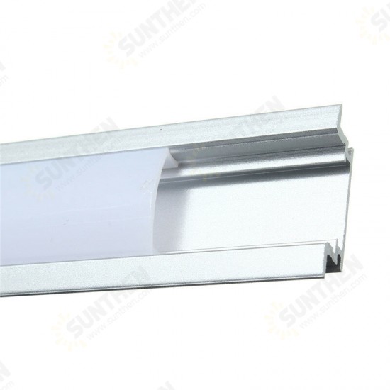 50cm U/YW/V-Style Aluminum Extrusions Channel Holder For LED Strip Bar Under Cabinet Light