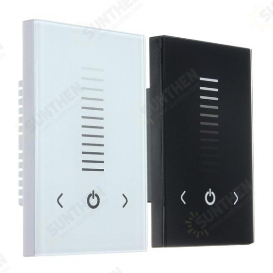 8A Touch Panel Controller Dimmer Wall Switch 12-24V For LED Strip Light Lamp