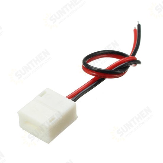 8mm/10mm Width One Terminal Connector with Wire Waterproof for Single Color LED Strips