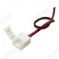8mm/10mm Width One Terminal Connector with Wire Waterproof for Single Color LED Strips 8mm/10mm Width One Terminal Connector with Wire Waterproof for Single Color LED Strips