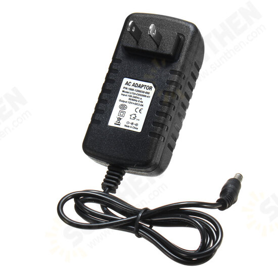 AC100-240V to DC12V 3A 36W EU US UK AU Plug Power Supply Adapter for LED Strip Light 5.5*2.1mm