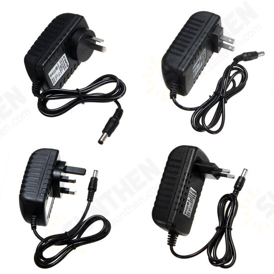 AC100-240V to DC12V 3A 36W EU US UK AU Plug Power Supply Adapter for LED Strip Light 5.5*2.1mm