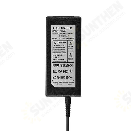 AC100-240V to DC5V 40W 50W Power Supply Adapter Transformer for LED Strip Light EU Plug