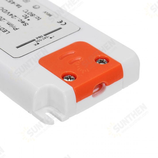 AC220-240C to DC12V/DC24V 20W Power Supply Lighting Transformer LED Driver for Strip Light