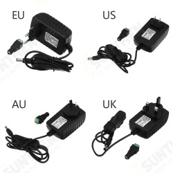 AC85-265V to DC12V 2A 24W Power Supply Adapter with Switch for LED Strip Light AC85-265V to DC12V 2A 24W Power Supply Adapter with Switch for LED Strip Light