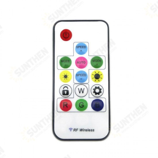 DC 5V WS2812 /12V WS2811 RF LED Light Strip Wireless Remote Mini Controller