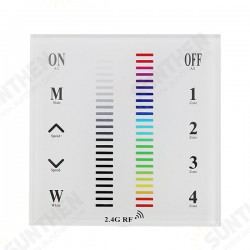 DC12-24V 2.4G Touch Switch Remote Control + RGB LED Controller for Strip Light DC12-24V 2.4G Touch Switch Remote Control + RGB LED Controller for Strip Light