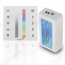 DC12-24V 2.4G Touch Switch Remote Control + RGB LED Controller for Strip Light DC12-24V 2.4G Touch Switch Remote Control + RGB LED Controller for Strip Light