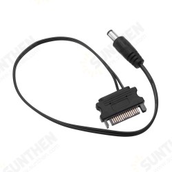 DC12V 15Pin SATA Male Computer Connector Cable with DC Connector 5.5*2.1mm for LED Strip light DC12V 15Pin SATA Male Computer Connector Cable with DC Connector 5.5*2.1mm for LED Strip light