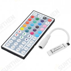 DC12V 72W Mini Wireless Controller with 44 Keys Remote Control for RGB LED Strip Light DC12V 72W Mini Wireless Controller with 44 Keys Remote Control for RGB LED Strip Light