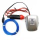 DC12V Voice Controller LED Driver Inverter with Car Cigarette Lighter for 1-6M El Wire Light