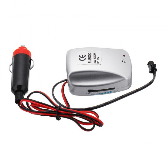 DC12V Voice Controller LED Driver Inverter with Car Cigarette Lighter for 1-6M El Wire Light
