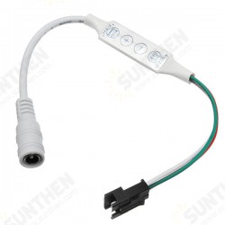 DC5-24V 3 Keys Mini Pixel Controller for LED W2811 W2812 Strip Light DC5-24V 3 Keys Mini Pixel Controller for LED W2811 W2812 Strip Light