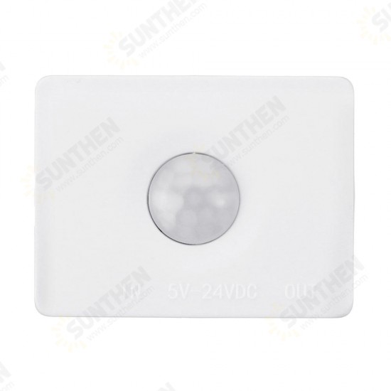 DC5-24V 5A Human Infrared Motion Sensor Controller LED Strip Light Switch + 5.5*2.1mm Male Connector