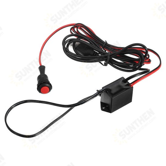 DC5V USB Driver Controller with Button for 1-6M LED Flexible Neon El Wire Glow Strip Light