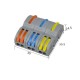 FD-12 Orange/Yellow/Blue Wire Connector 1 In 2 Out Wire Splitter Terminal Block Compact Wiring Cable Connector Push-in Conductor