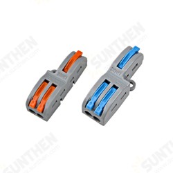 FD-12A/FD-12T Wire Connector 1 In 2 Out Wire Splitter Terminal Block Compact Wiring Cable Connector Push-in Conductor FD-12A/FD-12T Wire Connector 1 In 2 Out Wire Splitter Terminal Block Compact Wiring Cable Connector Push-in Conductor