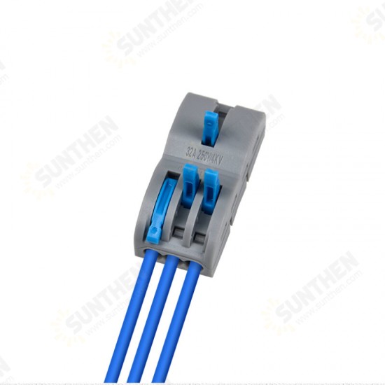 FD-13 Orange/Yellow/Blue/Green Wire Connector 1 In 3 Out Wire Splitter Terminal Block Compact Wiring Cable Connector Push-in Conductor FD-13 Orange/Yellow/Blue/Green Wire Connector 1 In 3 Out Wire Splitter Terminal Block Compact Wiring Cable Connector Push-in Conductor
