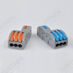 FD-13A/FD-13T Wire Connector 1 In 3 Out Wire Splitter Terminal Block Compact Wiring Cable Connector Push-in Conductor FD-13A/FD-13T Wire Connector 1 In 3 Out Wire Splitter Terminal Block Compact Wiring Cable Connector Push-in Conductor