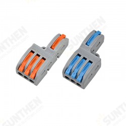 FD-13A/FD-13T Wire Connector 1 In 3 Out Wire Splitter Terminal Block Compact Wiring Cable Connector Push-in Conductor FD-13A/FD-13T Wire Connector 1 In 3 Out Wire Splitter Terminal Block Compact Wiring Cable Connector Push-in Conductor