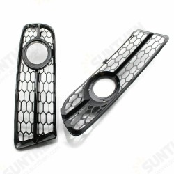 Fits for Audi A4 B7 S-Line S4 05-08 Honeycomb Front Bumper Fog Lamp Grille 2005-2008 Fits for Audi A4 B7 S-Line S4 05-08 Honeycomb Front Bumper Fog Lamp Grille 2005-2008