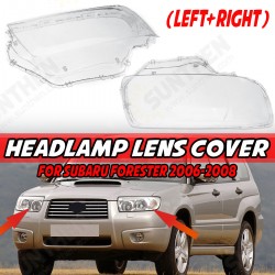 For Subaru Forester 2006-2008 Headlight Headlamp Lens Cover (Left+Right) For Subaru Forester 2006-2008 Headlight Headlamp Lens Cover (Left+Right)