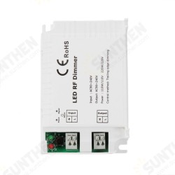 High Voltage 1 Channel Trailing Edge Dimming LED RF Dimmer Controller With 3 Key Remote AC90-240V High Voltage 1 Channel Trailing Edge Dimming LED RF Dimmer Controller With 3 Key Remote AC90-240V