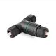 IP68 Waterproof T Shape 3 Pin Cable Wire Connector Quick Screw Connection Outdoor Terminal
