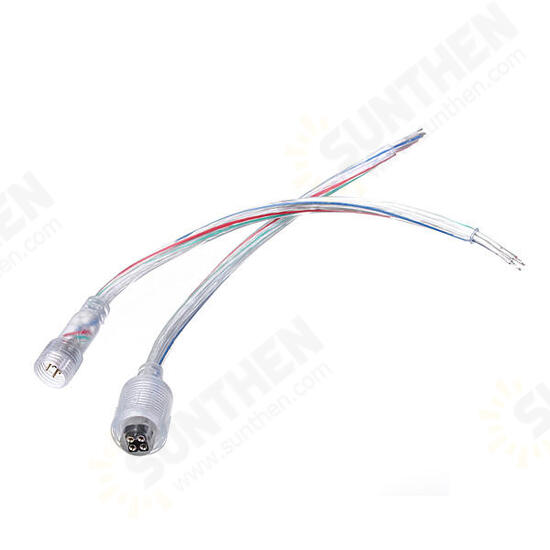 LED Light Strip Male to Female 4 Pin Adapter Waterproof Cable Cord LED Light Strip Male to Female 4 Pin Adapter Waterproof Cable Cord