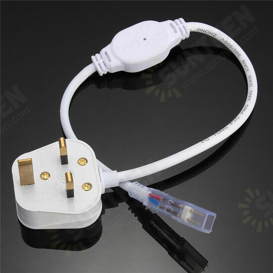 LED Strip Accessory Special UK Plug For 3528 3014 Strip Light AC 220V